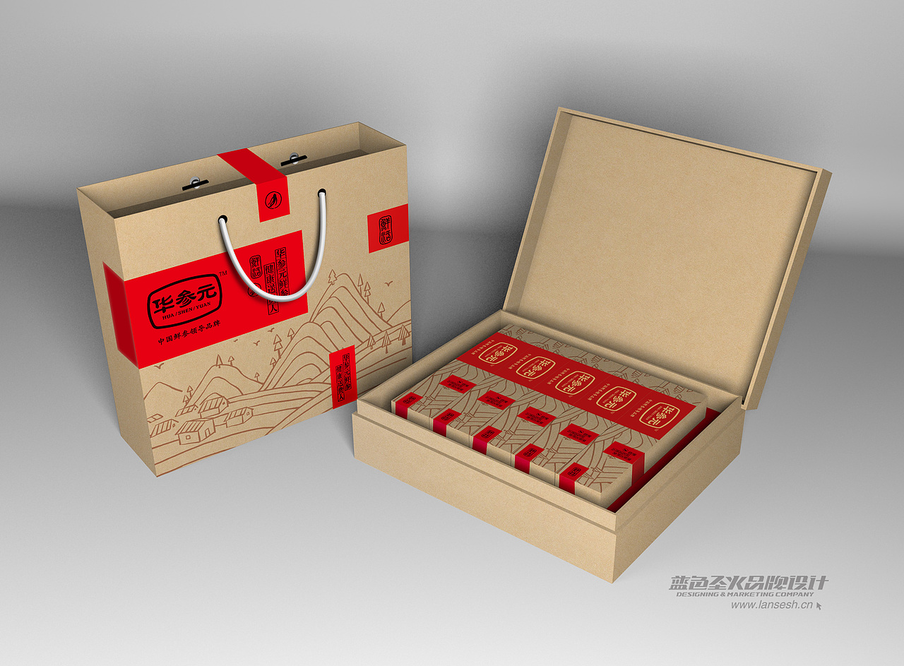 华参元品牌包装形象设计(图ZMTU2NTQ3MTI=) - 品牌 - 站酷设计师蓝色盛火原创素材 - 站酷ZCOOL