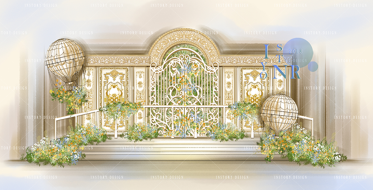 欧式百日宴（图ZMTg0NjgyMzg0） - 商业插画 - 站酷设计师INSDESIGN原创素材 - 站酷ZCOOL