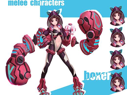 二次元女拳師（個(gè)人主頁(yè)-ZMjU2MDE0NjQ=） - 游戲原畫 - 站酷設(shè)計(jì)師響指創(chuàng)意空間原創(chuàng)素材 - 站酷ZCOOL