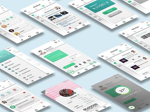 Wechat UI REDESIGN 微信UI重设计
