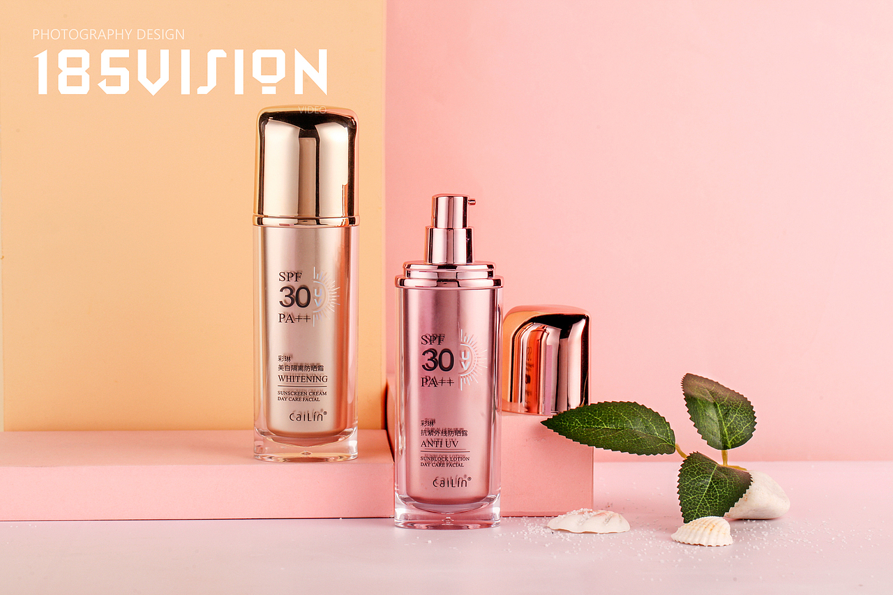 化妆品创意场景摄影，防晒霜拍摄 美肤品拍摄（图ZMTQ4NjM2OTc2） - 产品摄影 - 站酷设计师185摄影原创素材 - 站酷ZCOOL