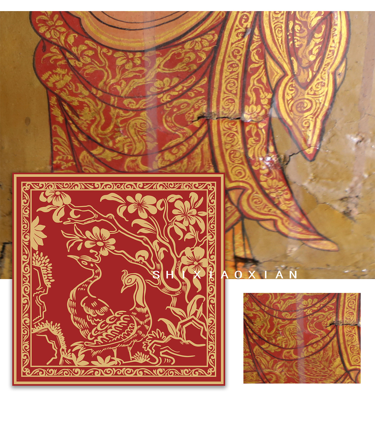 藏文化壁画元素复刻