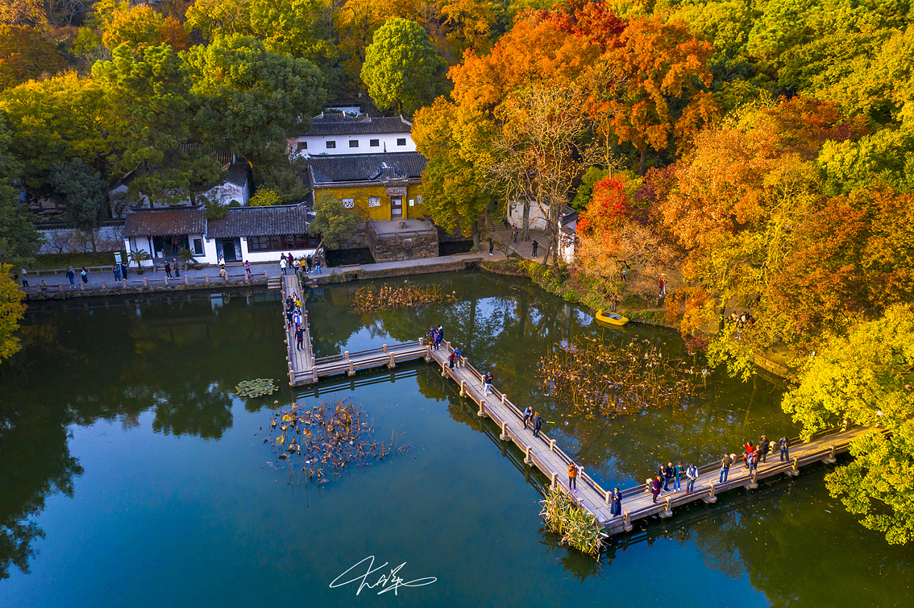 苏州天平山秋色