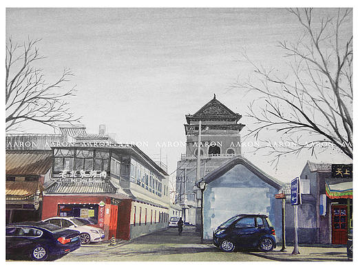 北京钟楼（个人主页-ZMjc4NDE4NDg=） - 艺术插画 - 站酷设计师Aaron092原创素材 - 站酷ZCOOL