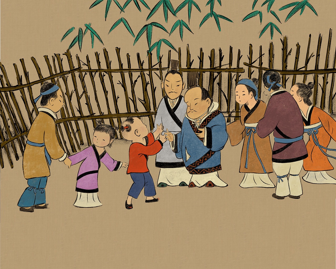 《神童项橐》（新华网上线、连环画报发表）（图ZMjM5MzY4MTky） - 绘本 - 站酷设计师青艾画画原创素材 - 站酷ZCOOL