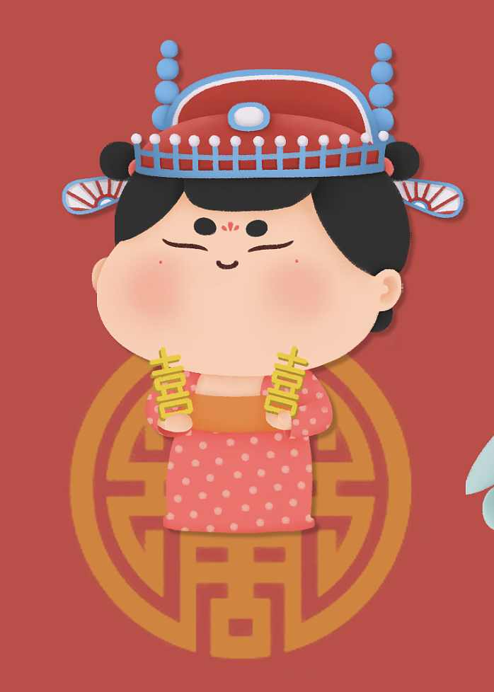 胖脸吉祥~福禄寿喜（图ZMTQ2MjE1MTgw） - 创作习作 - 站酷设计师焦响乐原创素材 - 站酷ZCOOL