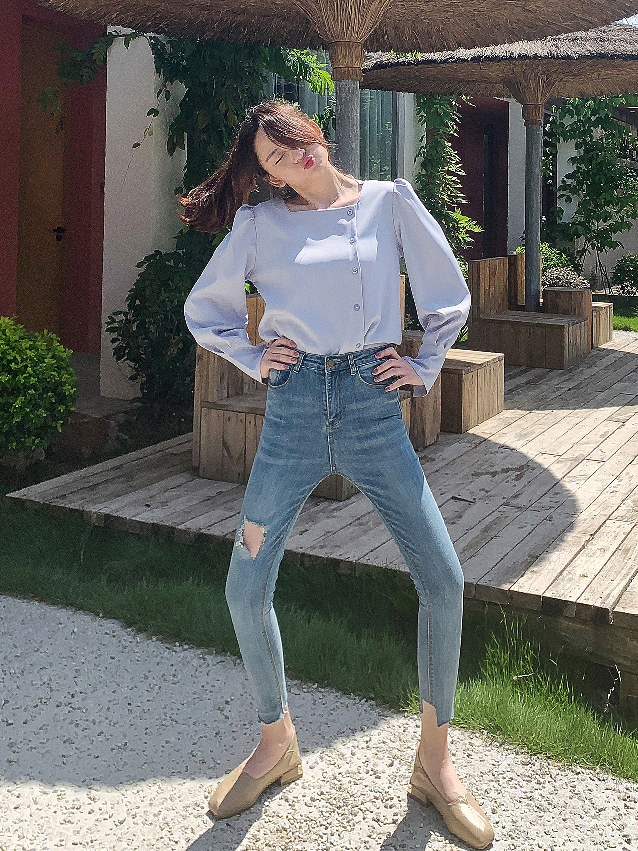 牛仔裤修图客片分享