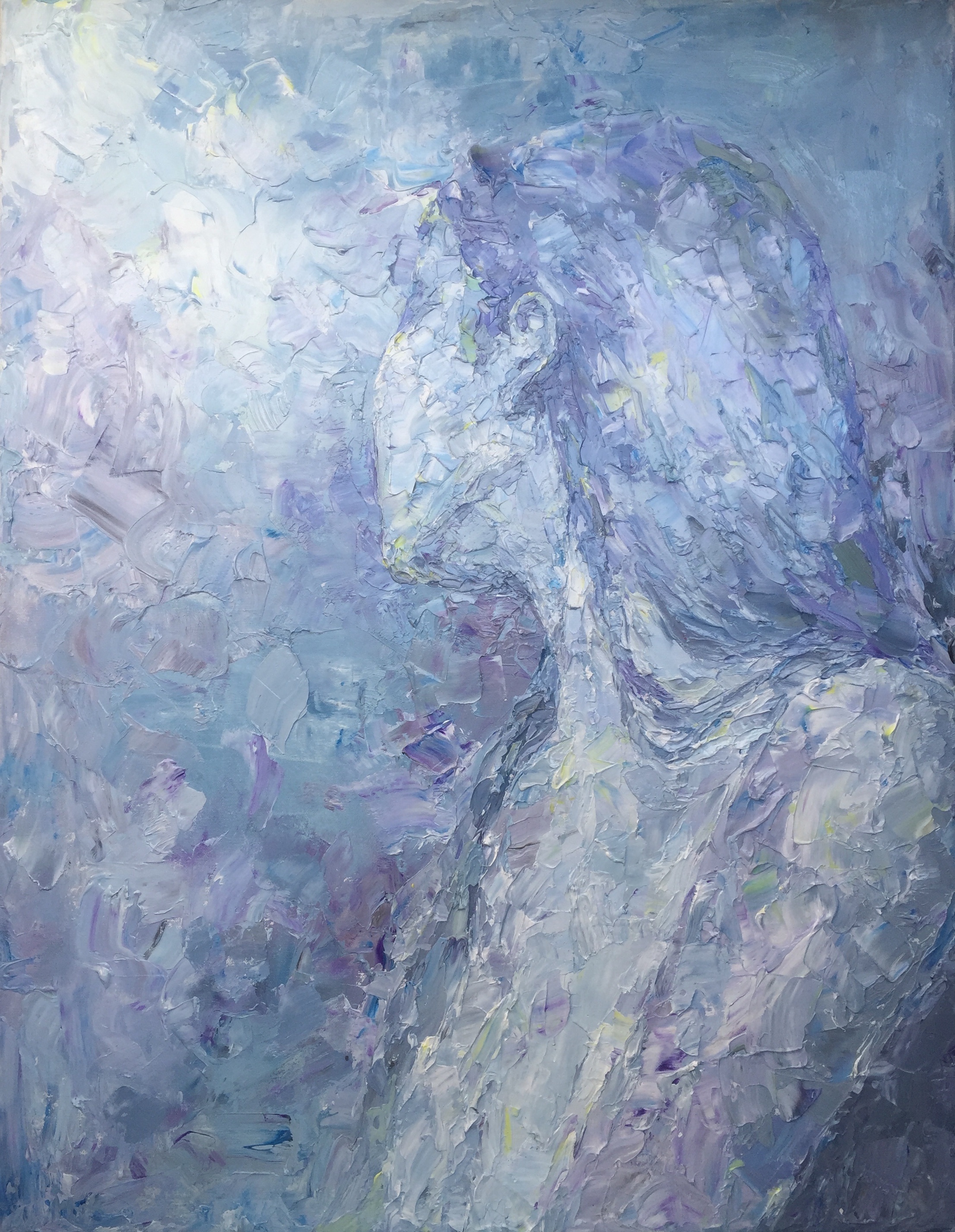 原创概念刮刀油画|纯艺术|绘画|活捉一只生生 - 原创作品 - 站酷