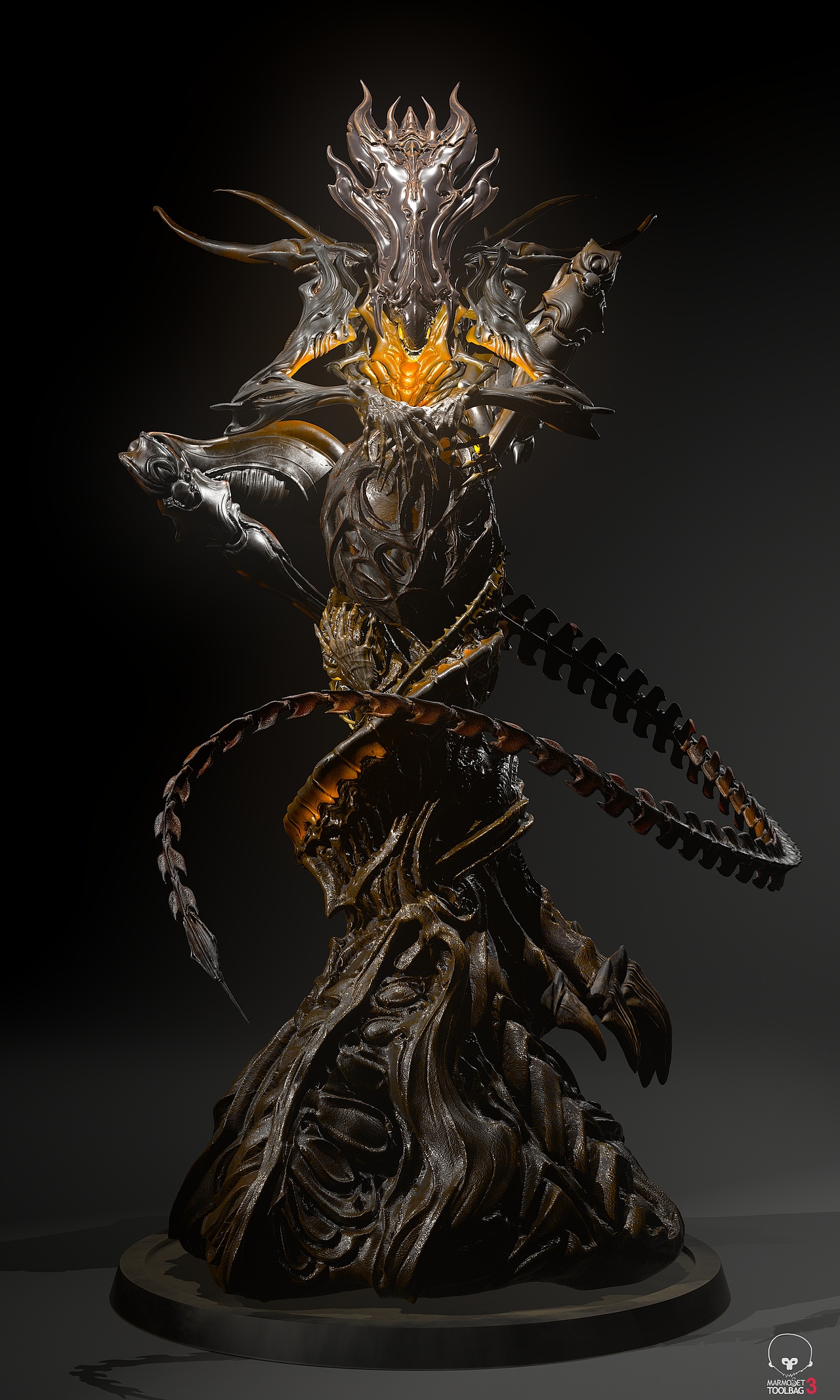 alien queen 异形皇后（图ZMTY2NjQwNTEy） - 人物/生物 - 站酷设计师zbrush匠人原创素材 - 站酷ZCOOL