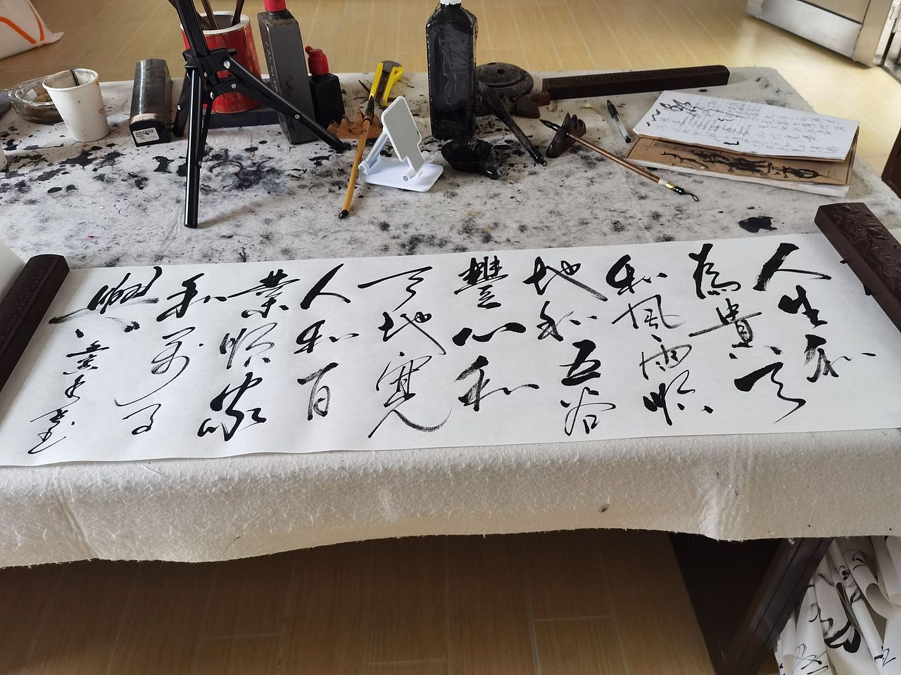 余干县书法家汤水长作品