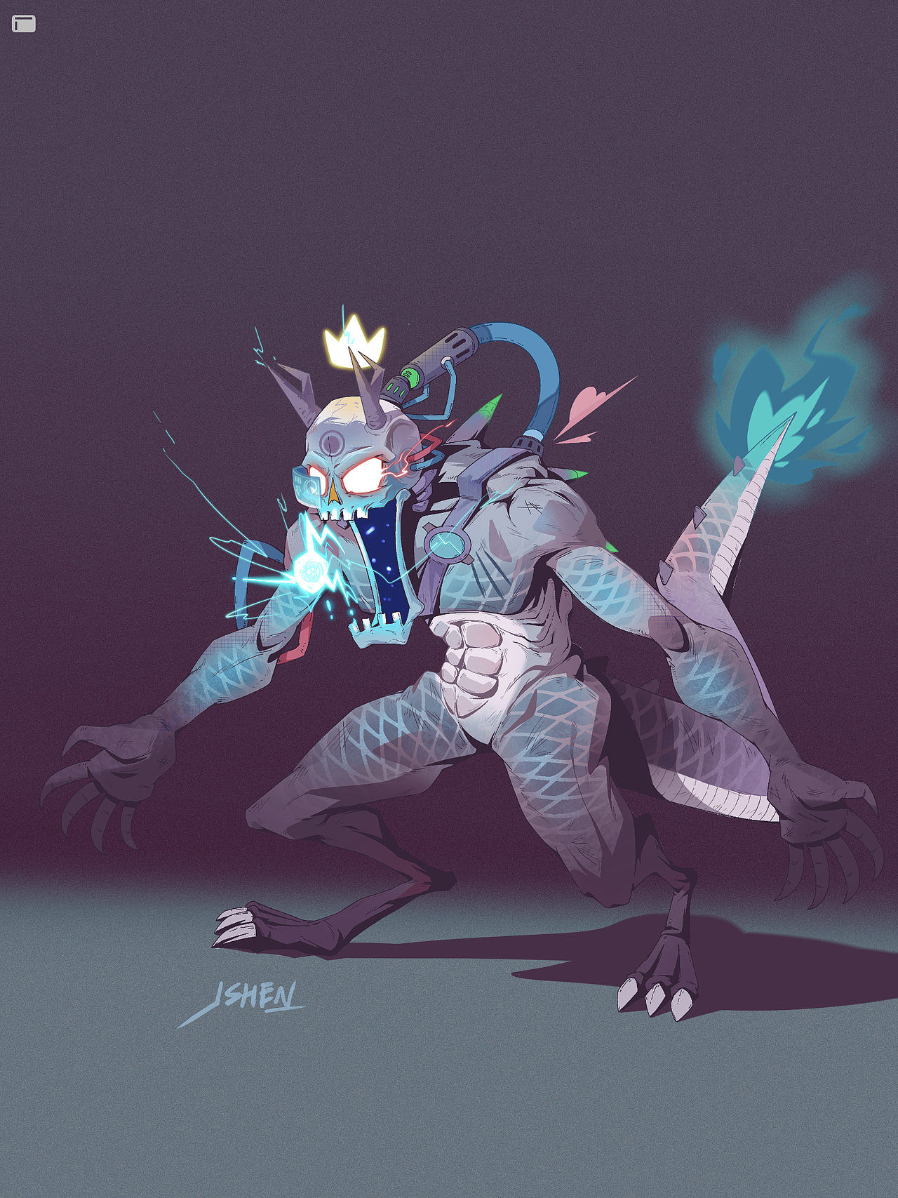 《恶鬼》|插画|概念设定|啊啊啊啊啊j_原创作品-站酷zcool