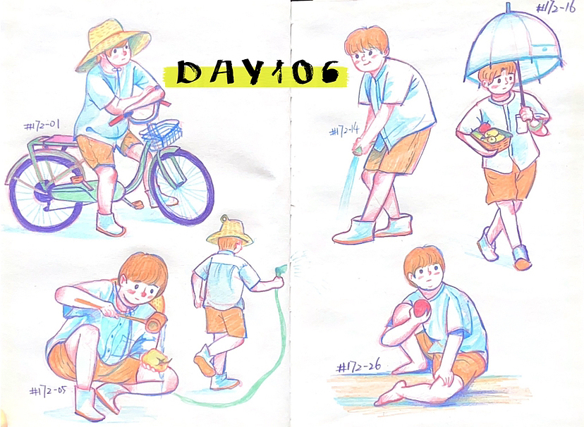 速写60天挑战第二次11月到12月（图ZMzMwMTc4MDc2） - 创作习作 - 站酷设计师易意Evelyn原创素材 - 站酷ZCOOL