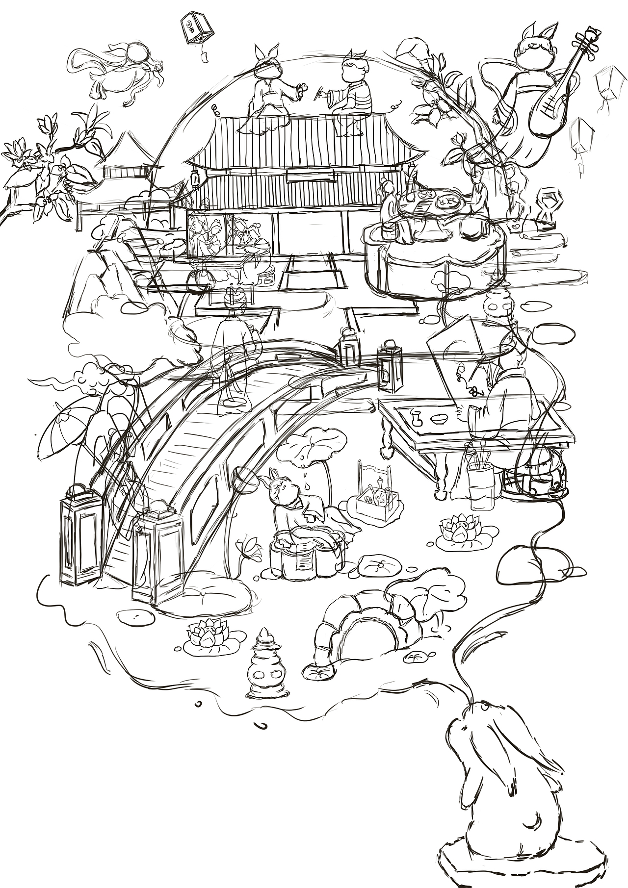 中秋/月下圆满•家在眼前