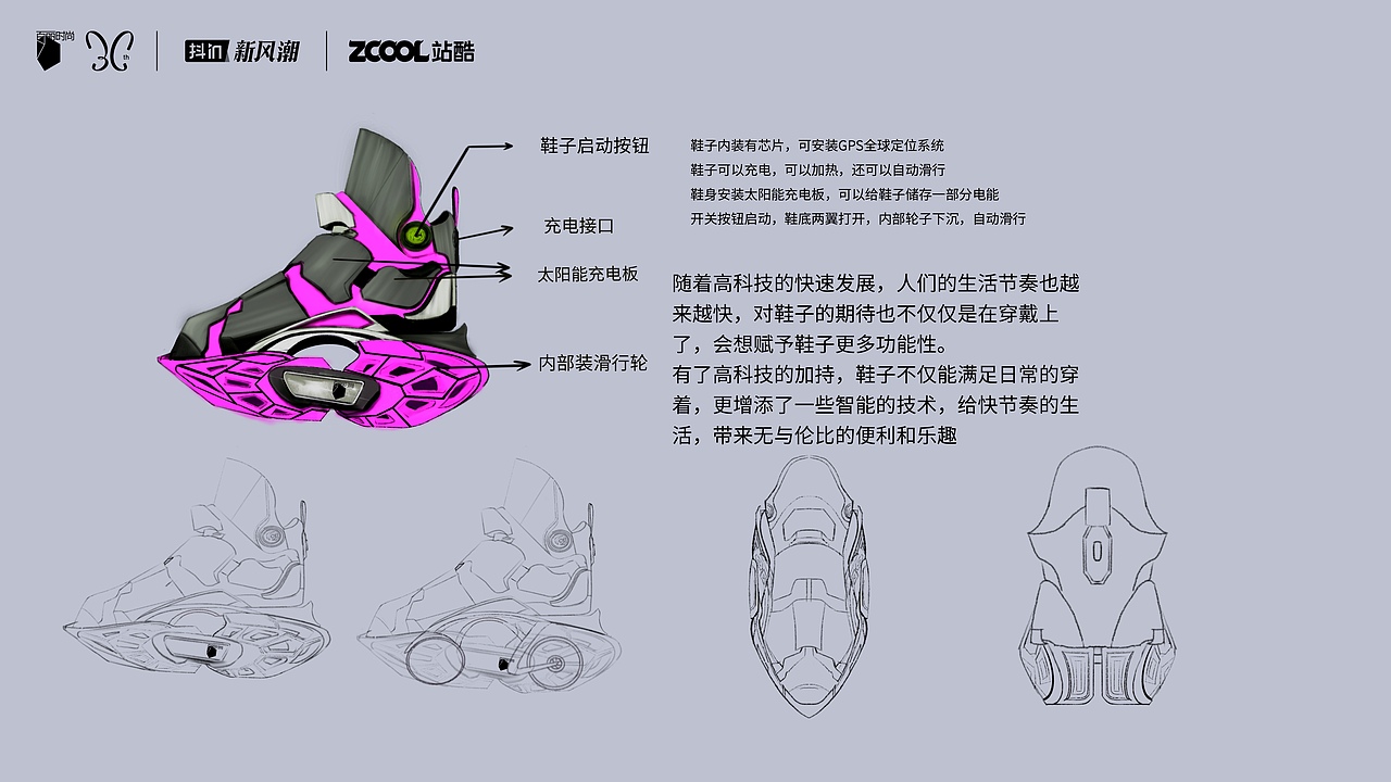 未来鞋履-智“履”行者（图ZMzA2NDk4OTU2） - 海报 - 站酷设计师YommyQin原创素材 - 站酷ZCOOL