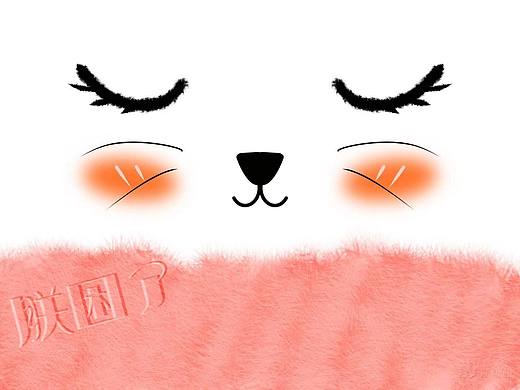 画个小猫地毯插画