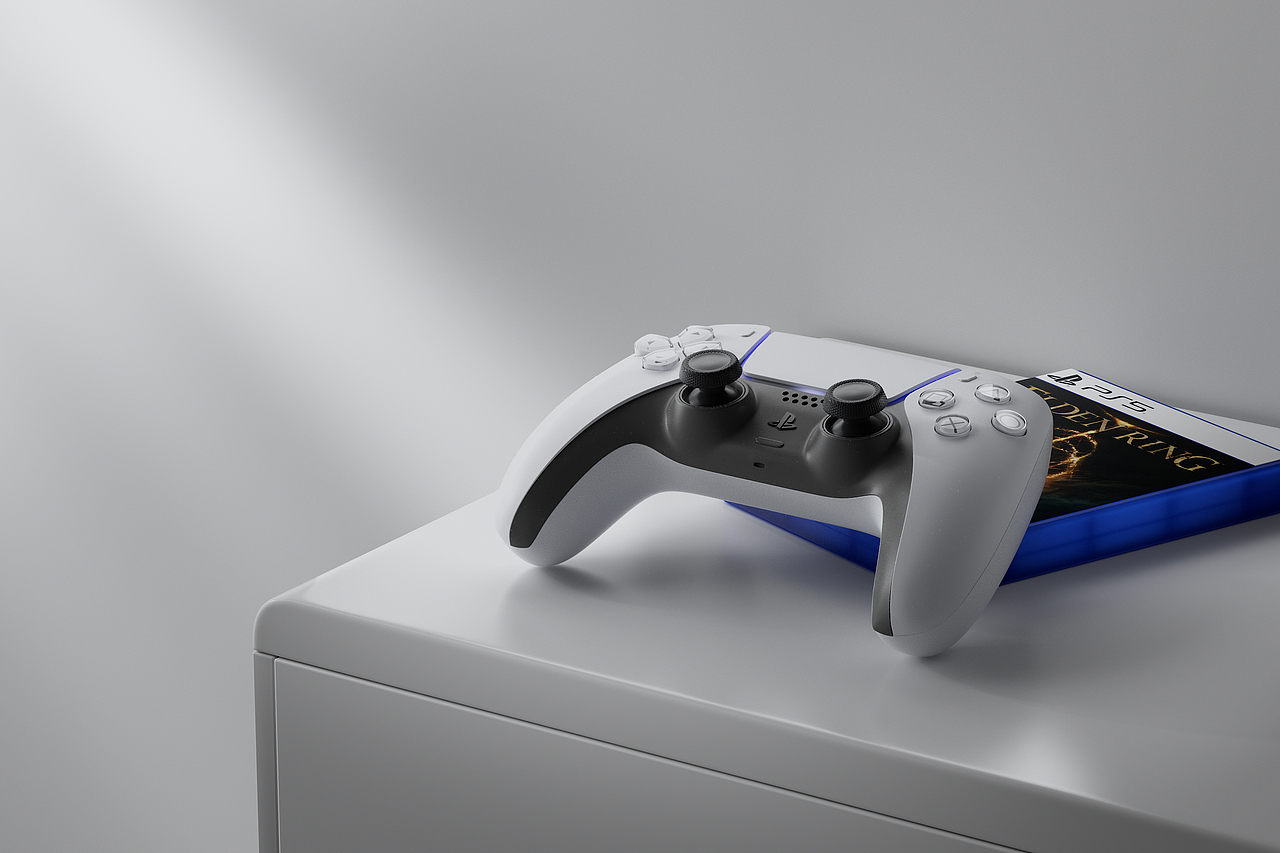 细腻产品表现-PS5&手柄