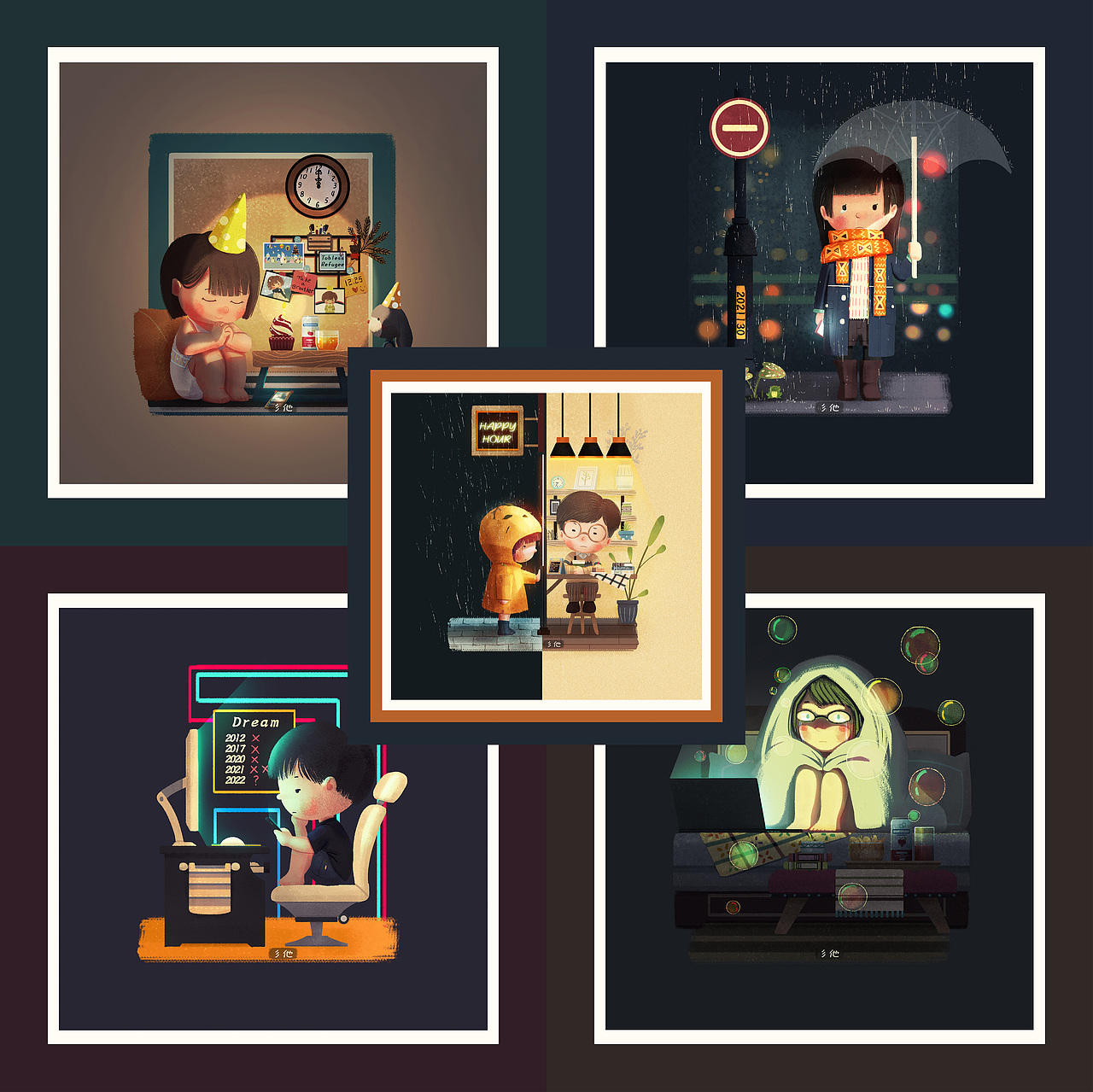 冷暖自知（圖ZMjg0MTk3NzI4） - 兒童插畫 - 站酷設(shè)計(jì)師彡他原創(chuàng)素材 - 站酷ZCOOL