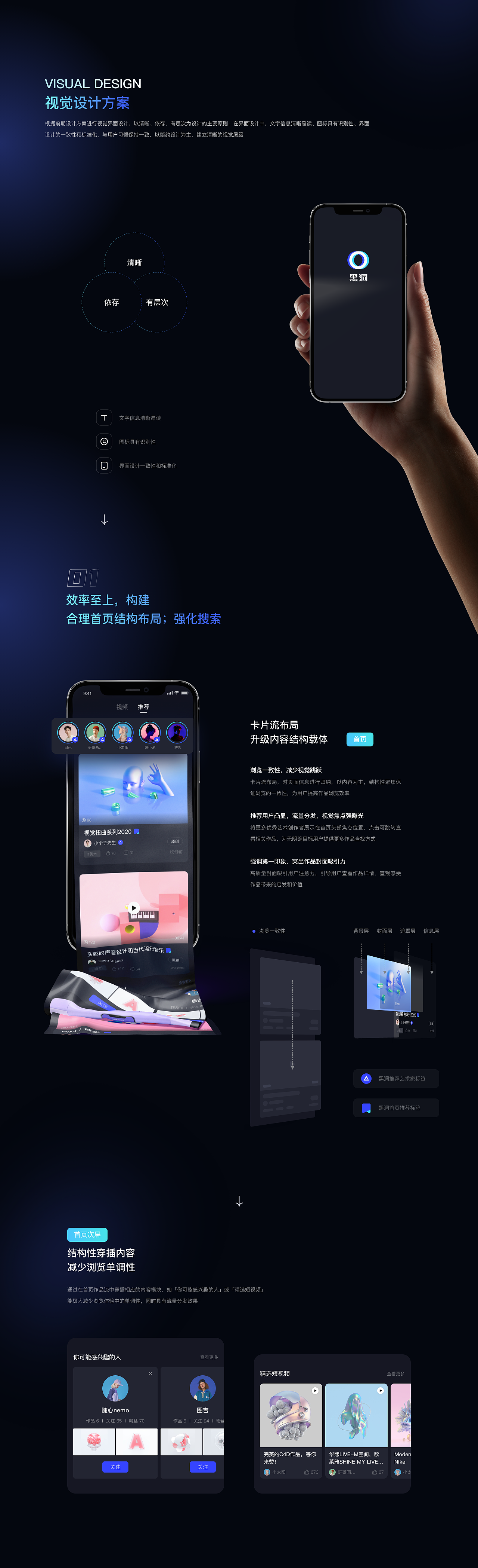 黑洞-开阔你的视界「视觉交互设计全流程」(图ZMjkyNTYzNDIw) - APP界面 - 站酷设计师sun哈原创素材 - 站酷ZCOOL