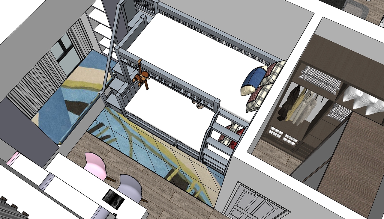 大平层SU布置方案