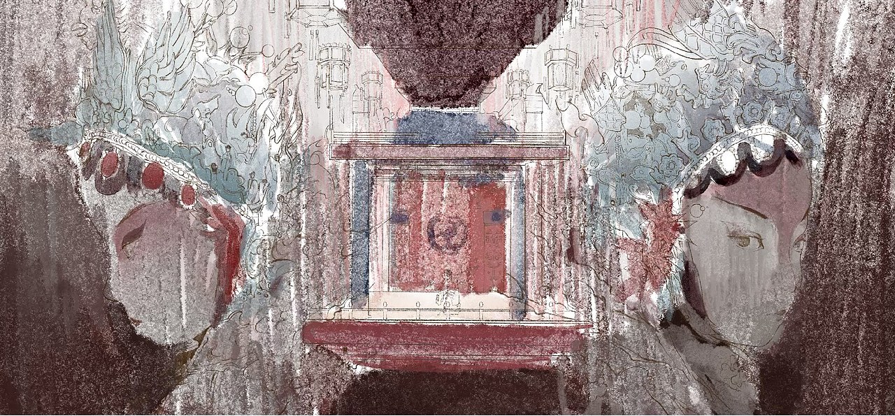 “康衢偕舞蹈宫商一片依然白雪阳春”（图ZMjc0NDQ1MjU2） - 创作习作 - 站酷设计师酥烨原创素材 - 站酷ZCOOL