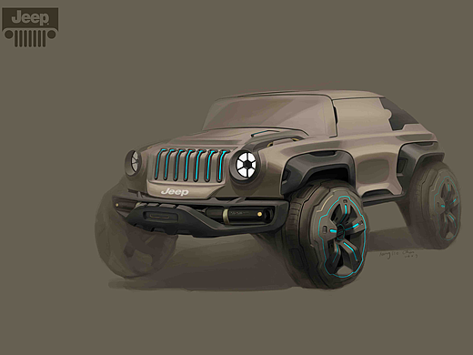 JEDI--电动Jeep探究（个人主页-ZMjM5Njg4OTY=） - 交通工具 - 站酷设计师陈明杰明陈原创素材 - 站酷ZCOOL
