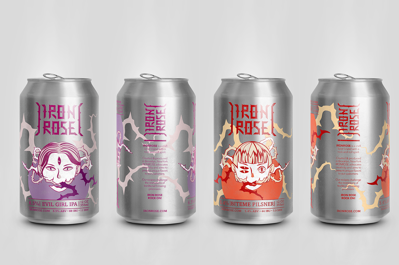 IRONROSE | 精酿啤酒包装设计 CRAFT BEER PACKAGE