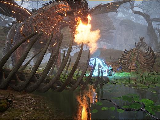 UE4-自制场景 龙禁之地（个人主页-ZNTMzNjEzNDg=） - 场景 - 站酷设计师小痴666原创素材 - 站酷ZCOOL