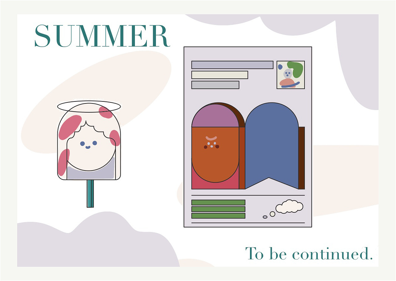 2021年终总结（图ZMjkwMzE3NDg4） - 艺术插画 - 站酷设计师卷卷upupup原创素材 - 站酷ZCOOL