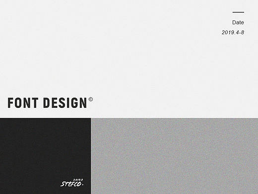 项目字体设计合集 丨 Font design 2019.4-8（个人主页-ZMzg1NTMxMjQ=） - 字体/字形 - 站酷设计师Stefco原创素材 - 站酷ZCOOL