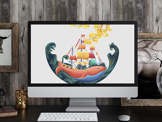 插畫-四字祝福語（1）（個人主頁-ZNDI5Njc4MTI=） - 概念設定 - 站酷設計師薈恒原創(chuàng)素材 - 站酷ZCOOL