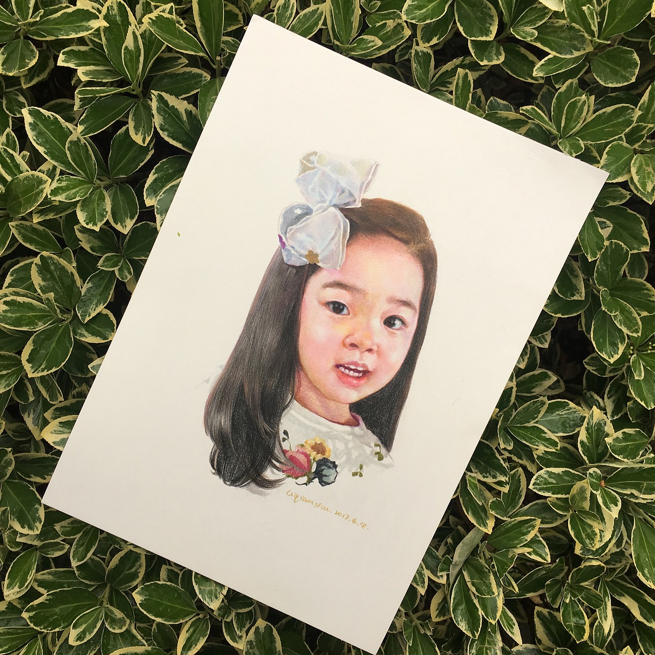 彩铅肖像—那些年我画过的宝宝们