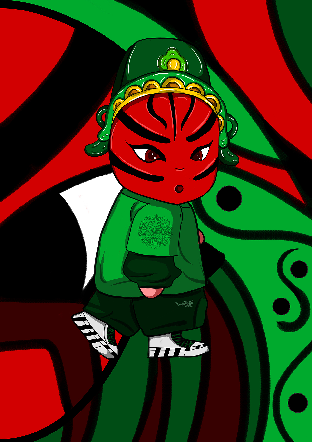 晋剧文化宣传人物形象设计（图ZMjM1NjA3MzEy） - 商业插画 - 站酷设计师爱美的宗大大原创素材 - 站酷ZCOOL