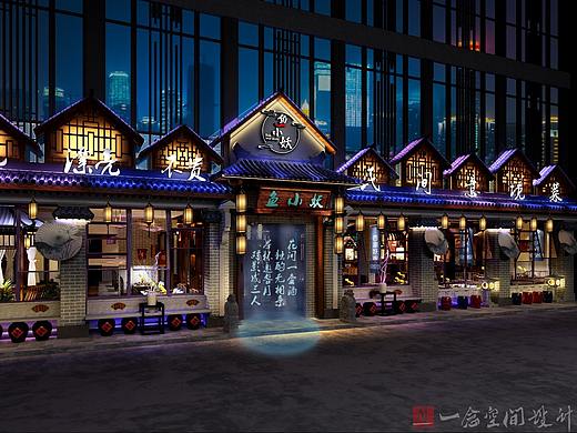 餐厅设计：去鱼小妖襄阳店体验一下南宋不夜城