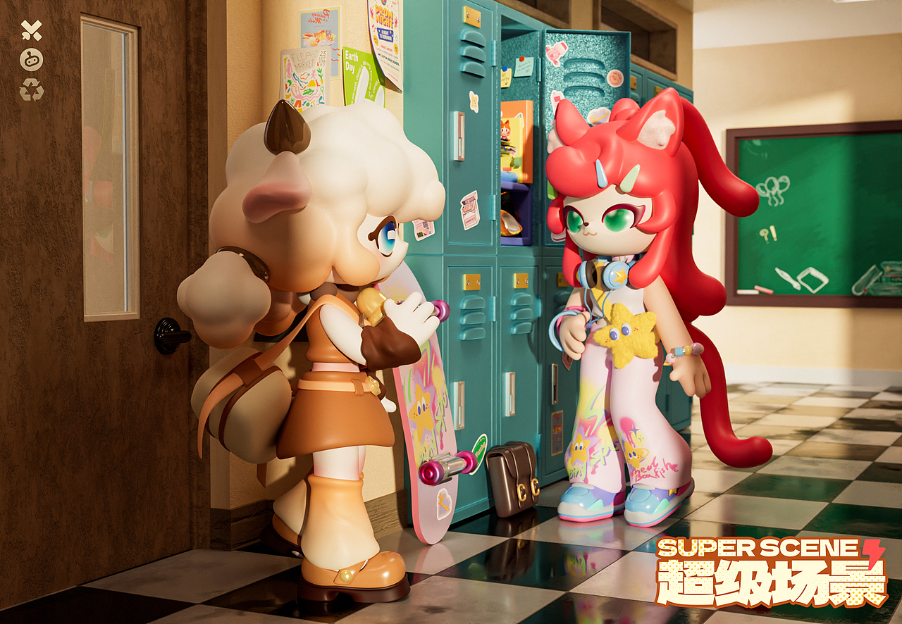 dinlab x 麦箱鱼2023年度总结（三维篇）（图ZMzYyNTM3ODY0） - 人物/生物 - 站酷设计师麦箱鱼原创素材 - 站酷ZCOOL