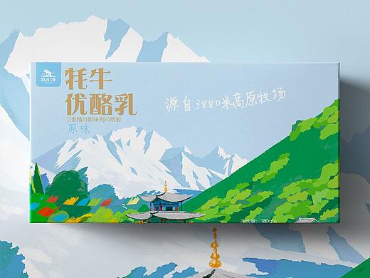 牦牛奶包装（飞机稿）