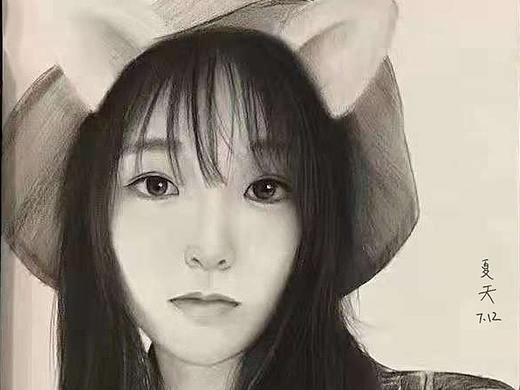 手绘素描人物