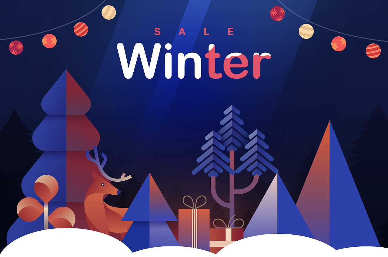 winter冬季（图ZMjgyMDUyMTAw） - 创作习作 - 站酷设计师椰圼原创素材 - 站酷ZCOOL