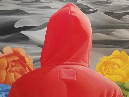 花朵 背影 沙漠（个人主页-ZNTU0Nzk3MDg=） - 绘画 - 站酷设计师魔幻波普原创素材 - 站酷ZCOOL