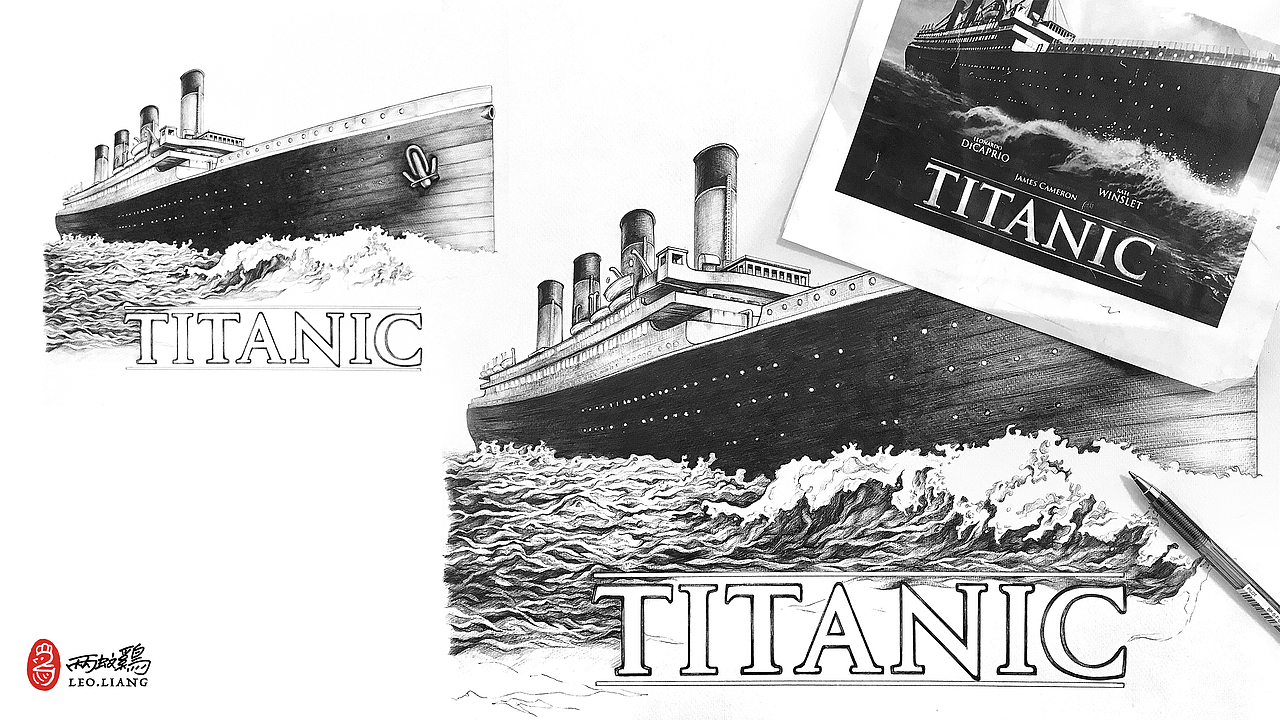 泰坦尼克号|纯艺术|绘画|两蚊鸡_原创作品-站酷zcool