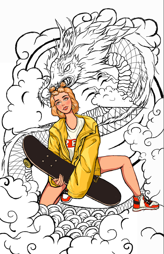 插画临摹（图ZMTk5NDk3NDg0） - 创作习作 - 站酷设计师往事只如初见原创素材 - 站酷ZCOOL