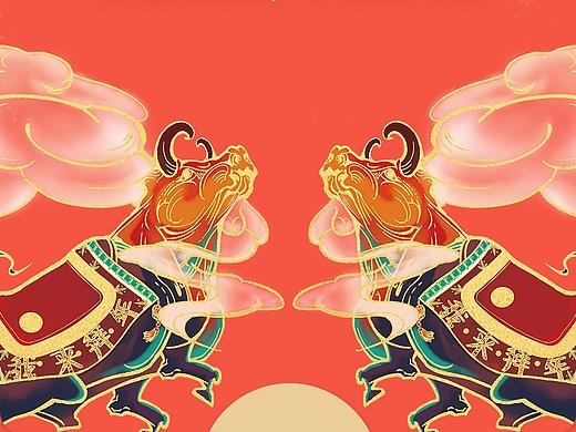 wolai-牛年微信红包设计