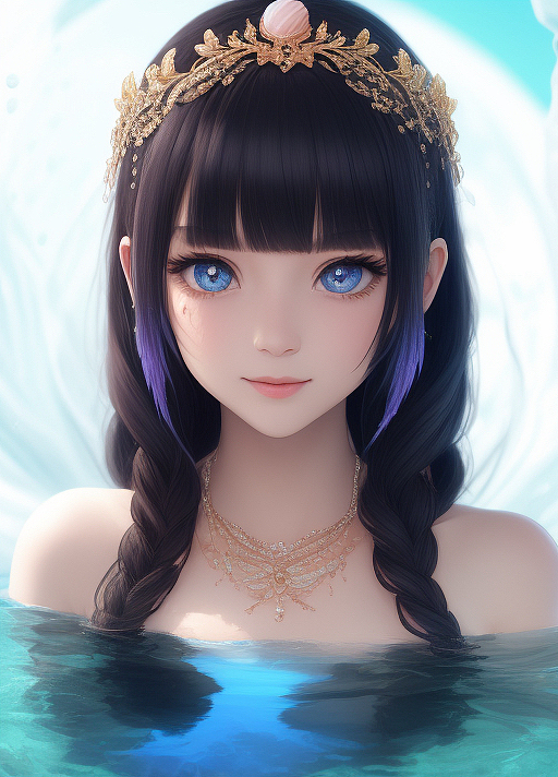 AI绘画|人鱼公主