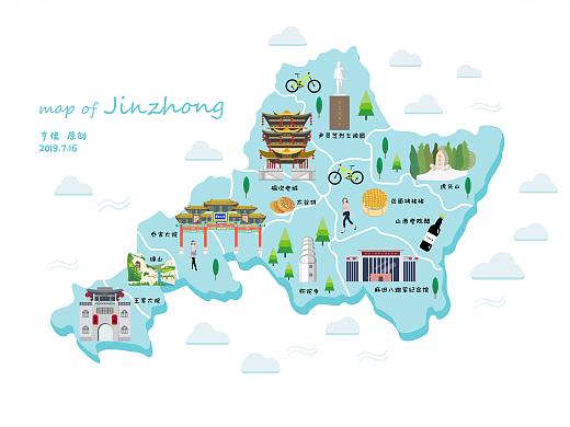 地图插画