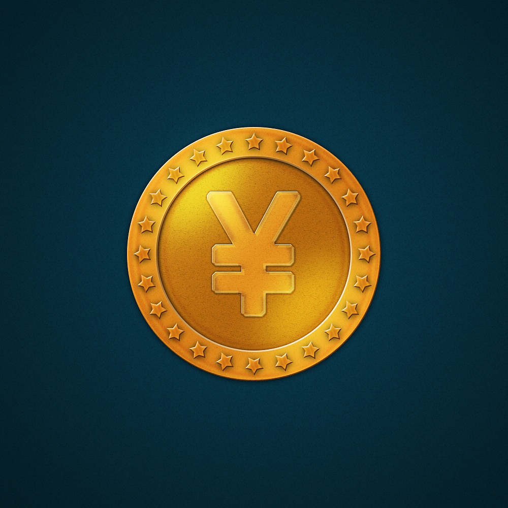 临摹的一枚金币