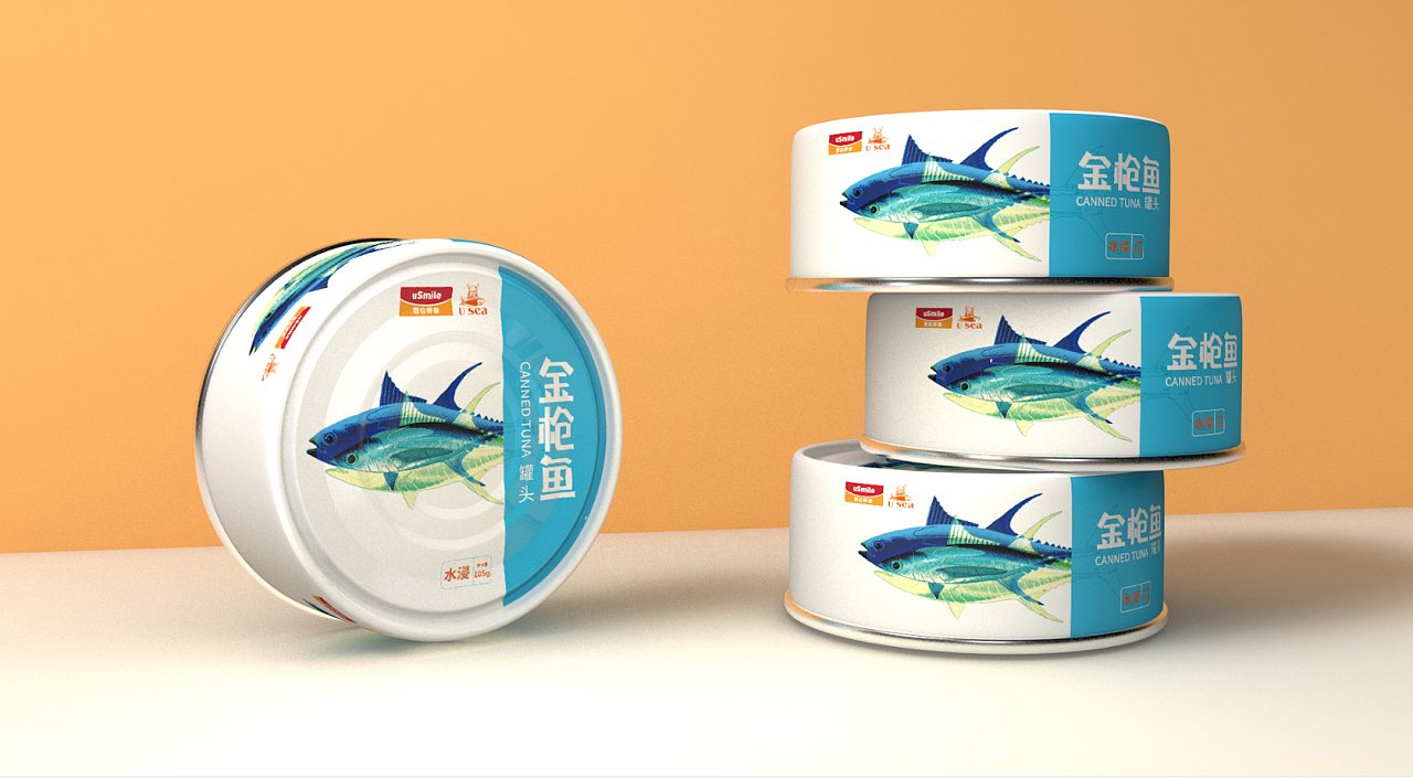 鱼罐头 包装设计