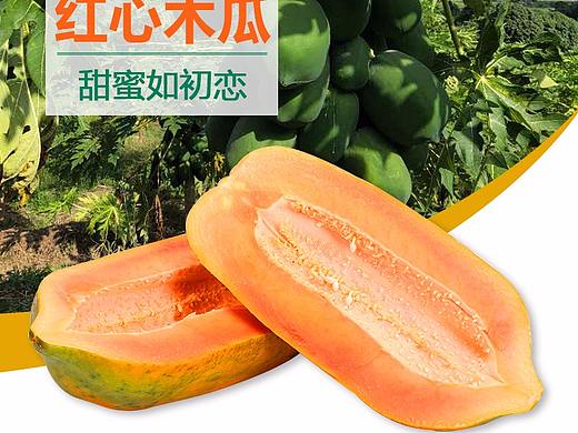 木瓜/水果木瓜详情海报