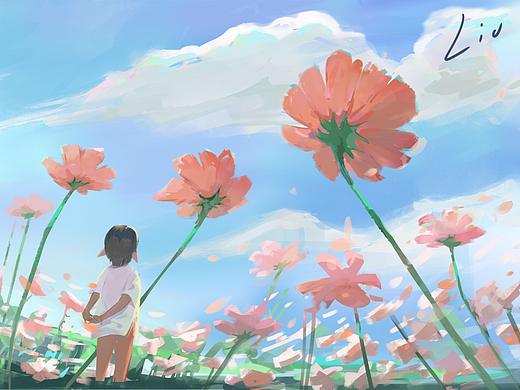 花海（个人主页-ZNTA4MjM2NTI=） - 创作习作 - 站酷设计师刘pp原创素材 - 站酷ZCOOL