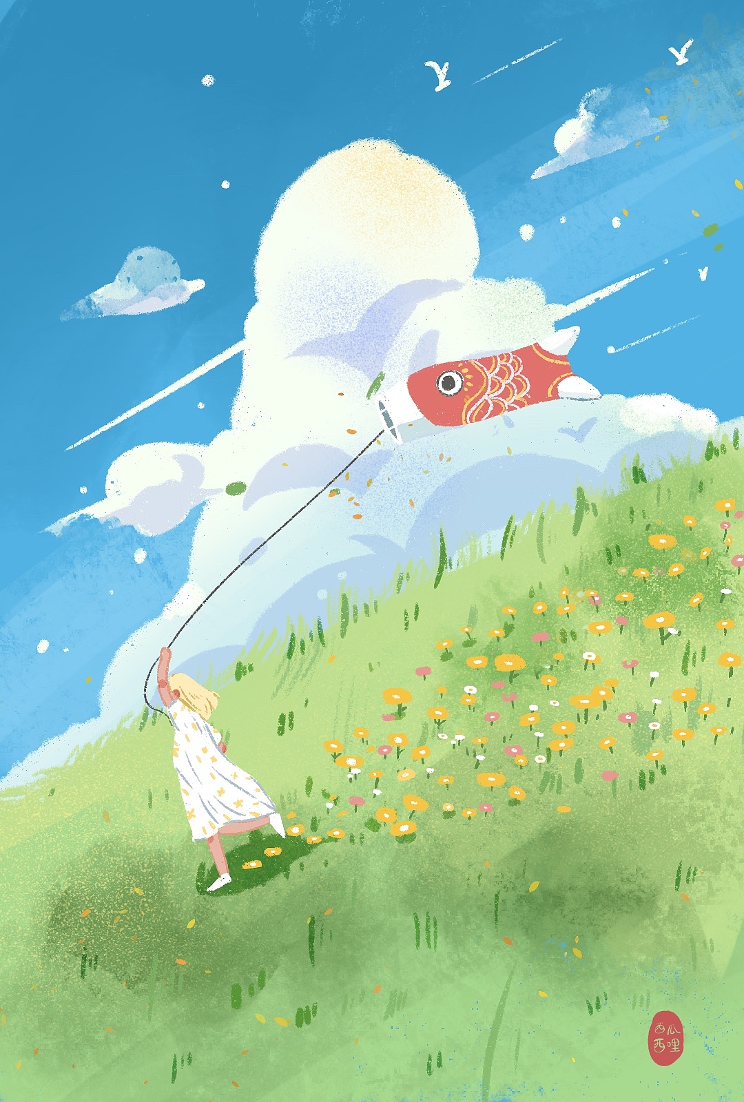 dinlab插画打卡系列（图ZMjQ2NTc5MDY4） - 商业插画 - 站酷设计师插画师西瓜西哩原创素材 - 站酷ZCOOL