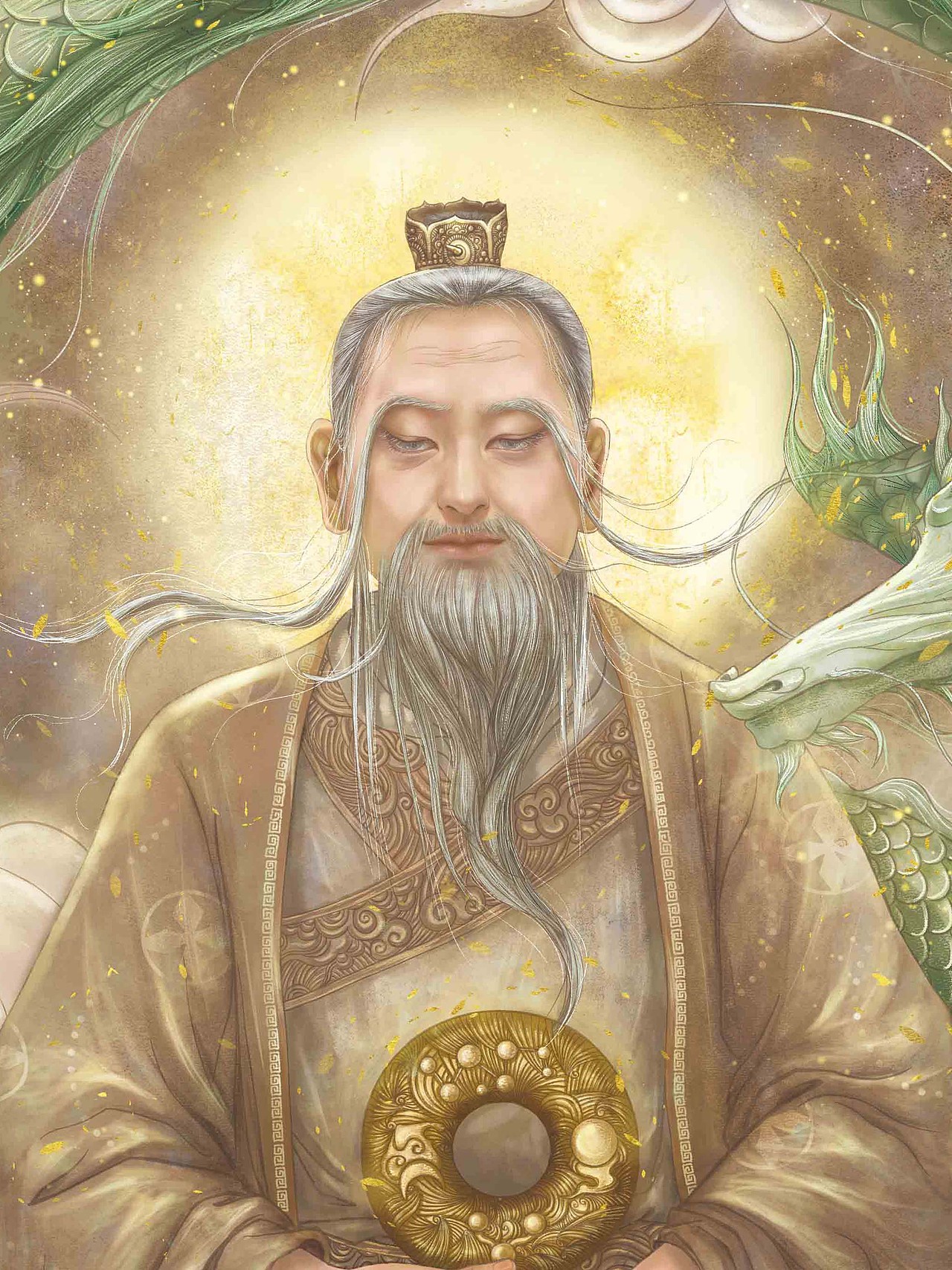 药王孙思邈（图ZMzE0Nzk0NjQ4） - 创作习作 - 站酷设计师乐潇插画师原创素材 - 站酷ZCOOL