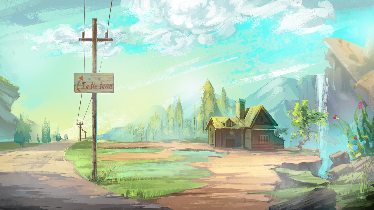 小房子（图ZOTA3MTg4Njg=） - 绘本 - 站酷设计师至尊意林原创素材 - 站酷ZCOOL